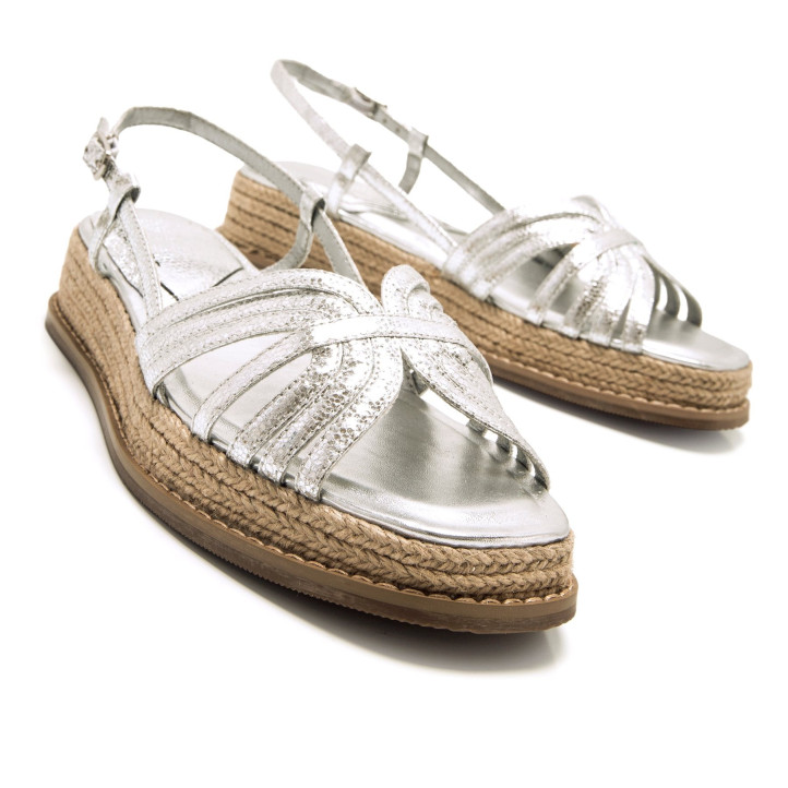 SANDALIAS DE MUJER MARIAMARE GAETA PLATA 68656 60534 - Querol online