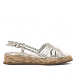 SANDALIAS DE MUJER MARIAMARE GAETA PLATA 68656 60534 - Querol online