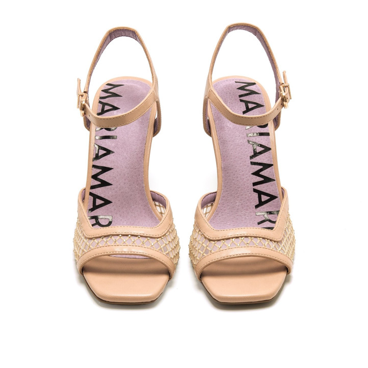 SANDALIAS DE MUJER MARIAMARE NUIN BEIGE 68638 60524 - Querol online