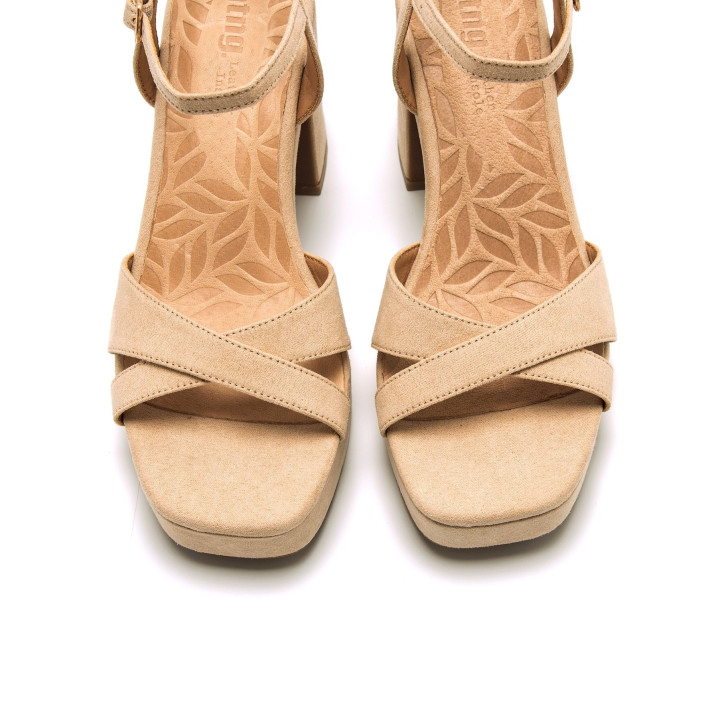 SANDALIAS DE MUJER MUSTANG BRITT BEIGE 53429 60284 - Querol online