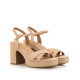 SANDALIAS DE MUJER MUSTANG BRITT BEIGE 53429 60284 - Querol online