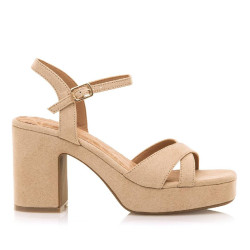 SANDALIAS DE MUJER MUSTANG BRITT BEIGE 53429 60284 - Querol online