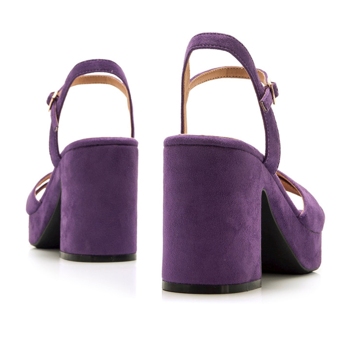 SANDALIAS DE MUJER MUSTANG BRITT MORADO 53429 60288 - Querol online