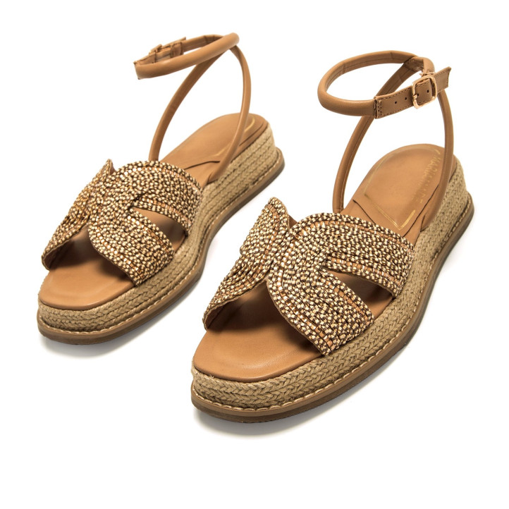 SANDALIAS DE MUJER MARIAMARE GAETA BEIGE 68585 60502 - Querol online