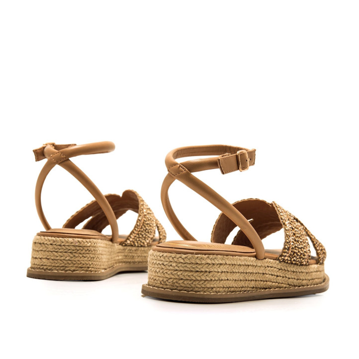SANDALIAS DE MUJER MARIAMARE GAETA BEIGE 68585 60502 - Querol online