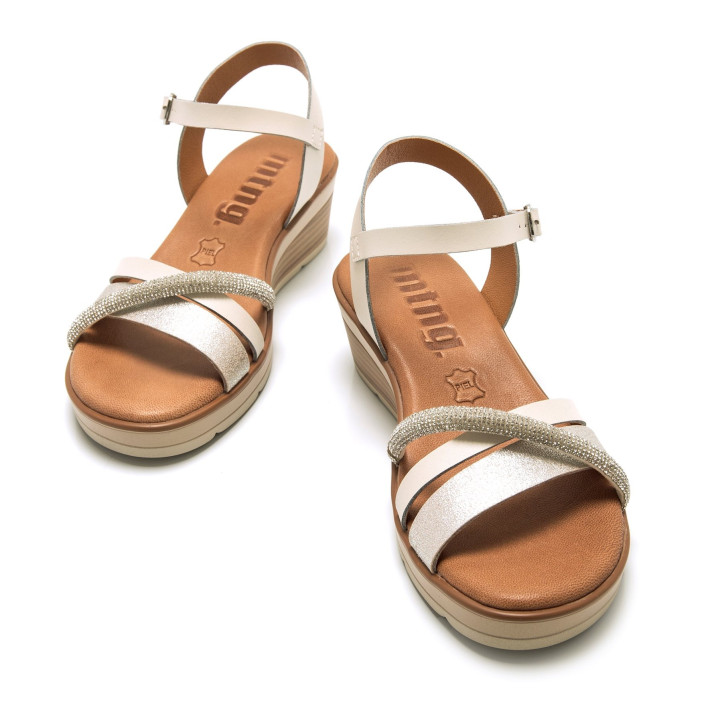 SANDALIAS DE MUJER MUSTANG MARIELLA PLATA 54556 60354 - Querol online