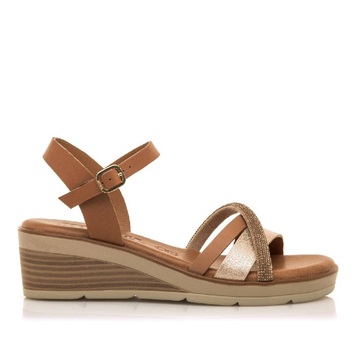 SANDALIAS DE MUJER MUSTANG MARIELLA MARRON 54556 60355 - Querol online