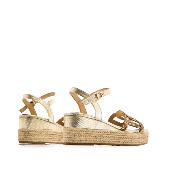 SANDALIAS DE MUJER MARIAMARE RICCIA ORO 68564 60494 - Querol online