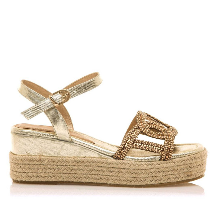SANDALIAS DE MUJER MARIAMARE RICCIA ORO 68564 60494 - Querol online
