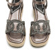 SANDALIAS DE MUJER MARIAMARE RICCIA PLATA 68564 60495 - Querol online