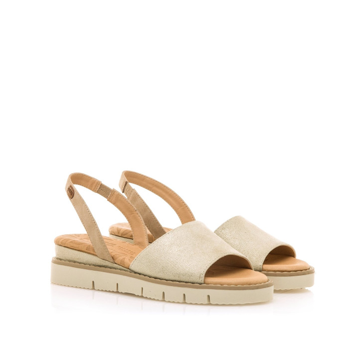 SANDALIAS DE MUJER MUSTANG SIREN ORO 53282 60267 - Querol online