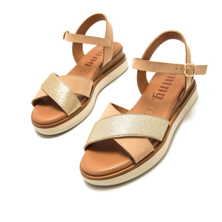SANDALIAS DE MUJER MUSTANG DANIELA BEIGE 54530 60323 - Querol online