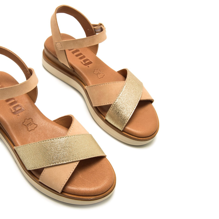 SANDALIAS DE MUJER MUSTANG DANIELA BEIGE 54530 60323 - Querol online