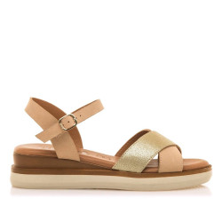SANDALIAS DE MUJER MUSTANG DANIELA BEIGE 54530 60323 - Querol online