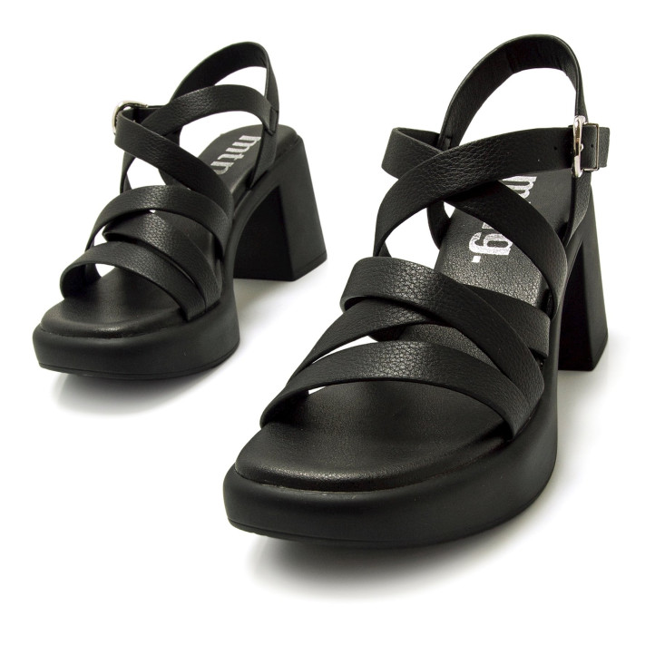 SANDALIAS DE MUJER MUSTANG ELIANA NEGRO 53762 60334 - Querol online