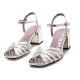 SANDALIAS DE MUJER MARIAMARE WOODIT PLATA 68543 60471 - Querol online