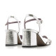 SANDALIAS DE MUJER MARIAMARE WOODIT PLATA 68543 60471 - Querol online