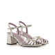 SANDALIAS DE MUJER MARIAMARE WOODIT PLATA 68543 60471 - Querol online