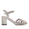 SANDALIAS DE MUJER MARIAMARE WOODIT PLATA 68543 60471
