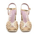 SANDALIAS DE MUJER MARIAMARE WOODIT ORO 68543 60472 - Querol online