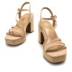 SANDALIAS DE MUJER MUSTANG BRITT BEIGE 53436 60294 - Querol online