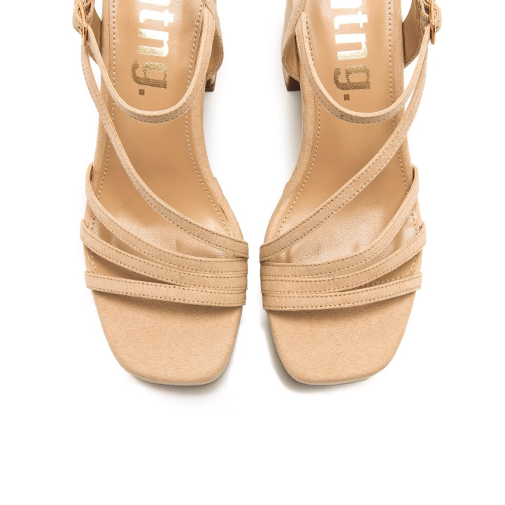 SANDALIAS DE MUJER MUSTANG BRITT BEIGE 53436 60294 - Querol online