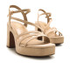 SANDALIAS DE MUJER MUSTANG BRITT BEIGE 53436 60294 - Querol online