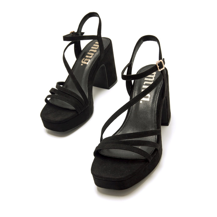 SANDALIAS DE MUJER MUSTANG BRITT NEGRO 53436 60295 - Querol online