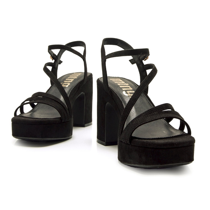 SANDALIAS DE MUJER MUSTANG BRITT NEGRO 53436 60295 - Querol online