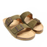 Sandàlies planes Redlove lúa verds de seeatge amb doble sivella tipus bio