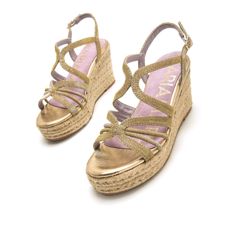 SANDALIAS DE MUJER MARIAMARE ASTI ORO 68559 60490 - Querol online