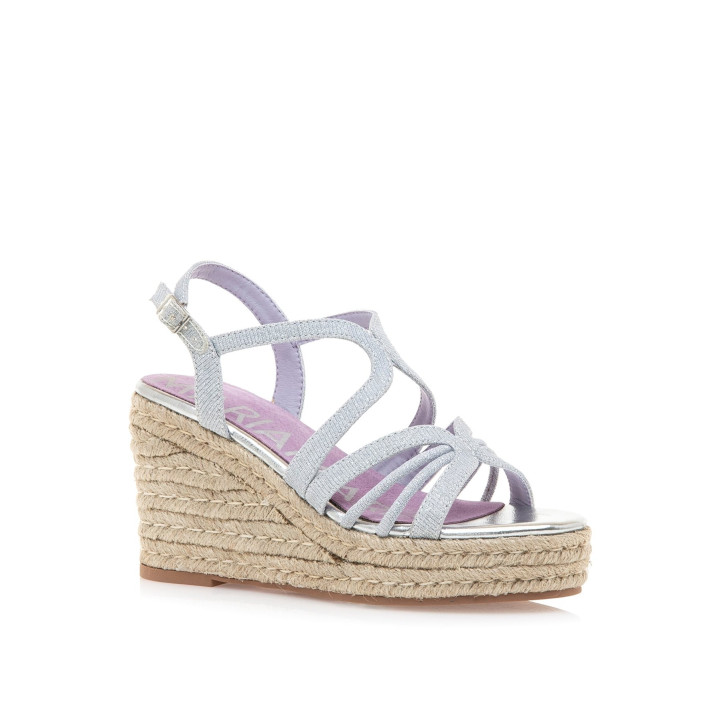 SANDALIAS DE MUJER MARIAMARE ASTI PLATA 68559 60489 - Querol online
