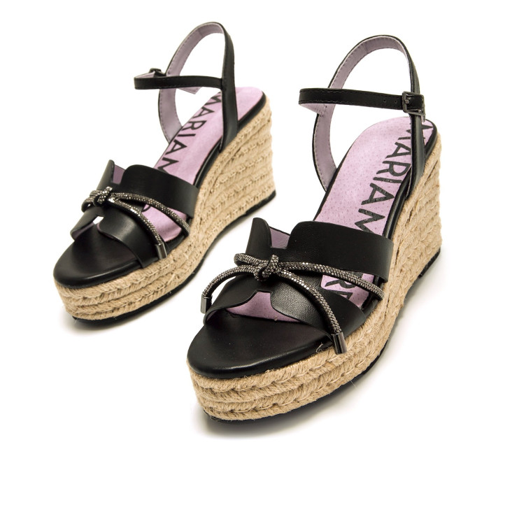 SANDALIAS DE MUJER MARIAMARE ASTI NEGRO 68560 60491 - Querol online