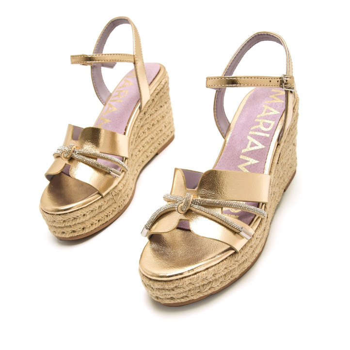 SANDALIAS DE MUJER MARIAMARE ASTI ORO 68560 60493 - Querol online