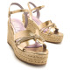 SANDALIAS DE MUJER MARIAMARE ASTI ORO 68560 60493 - Querol online