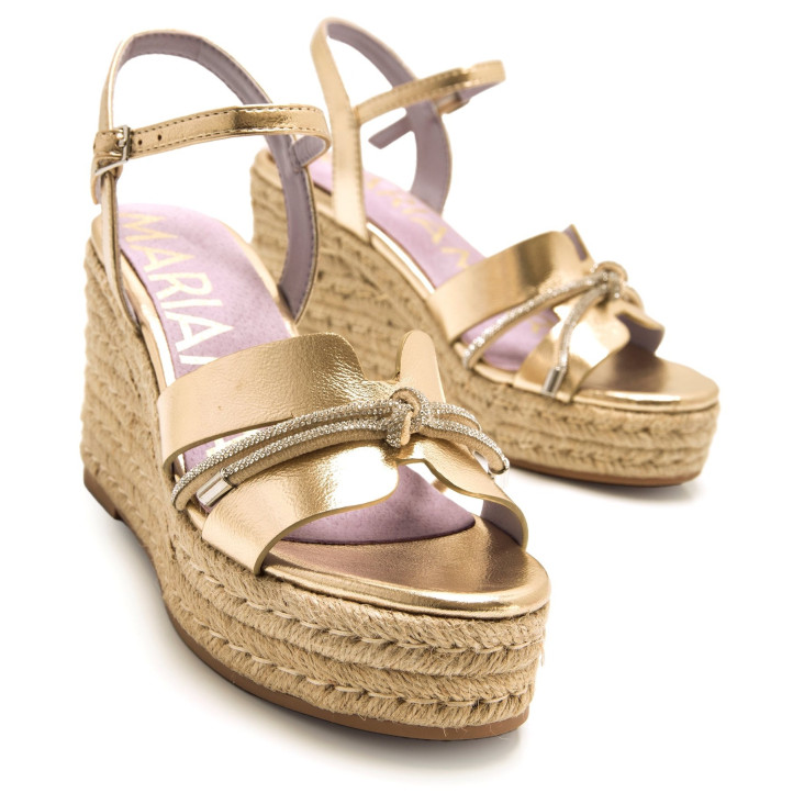 SANDALIAS DE MUJER MARIAMARE ASTI ORO 68560 60493 - Querol online