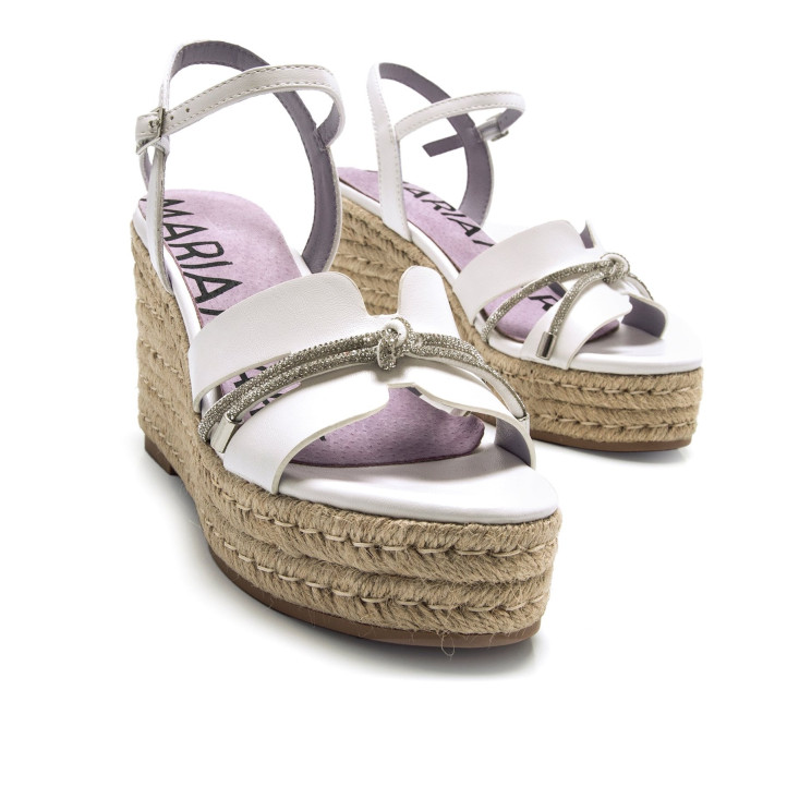 SANDALIAS DE MUJER MARIAMARE ASTI BLANCO 68560 60492 - Querol online