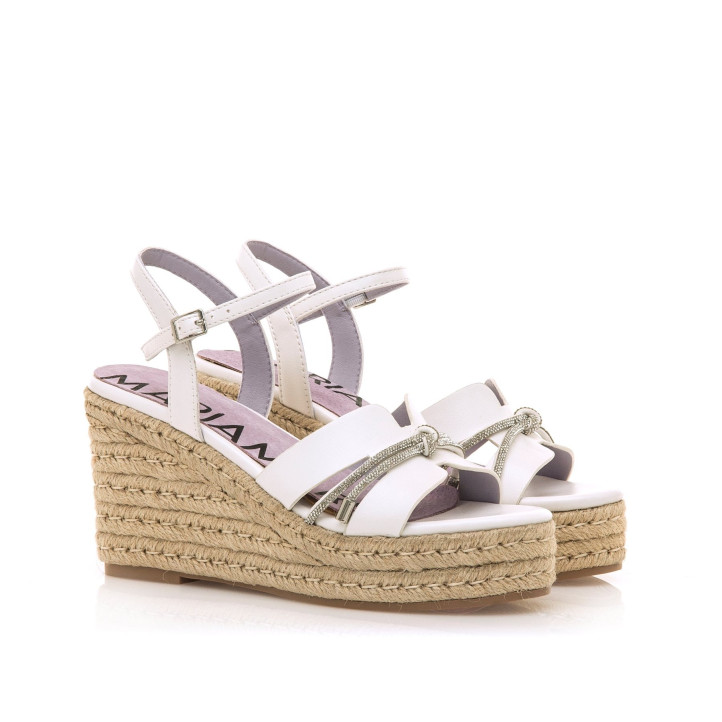 SANDALIAS DE MUJER MARIAMARE ASTI BLANCO 68560 60492 - Querol online