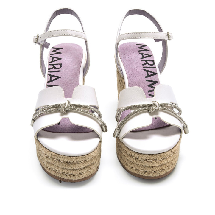 SANDALIAS DE MUJER MARIAMARE ASTI BLANCO 68560 60492 - Querol online