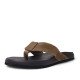Xancles Nicoboco sester marrons amb tires de teixit al dit - Querol online