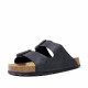 Sandàlies Lobo tahoe negres estil bio amb doble sivella - Querol online