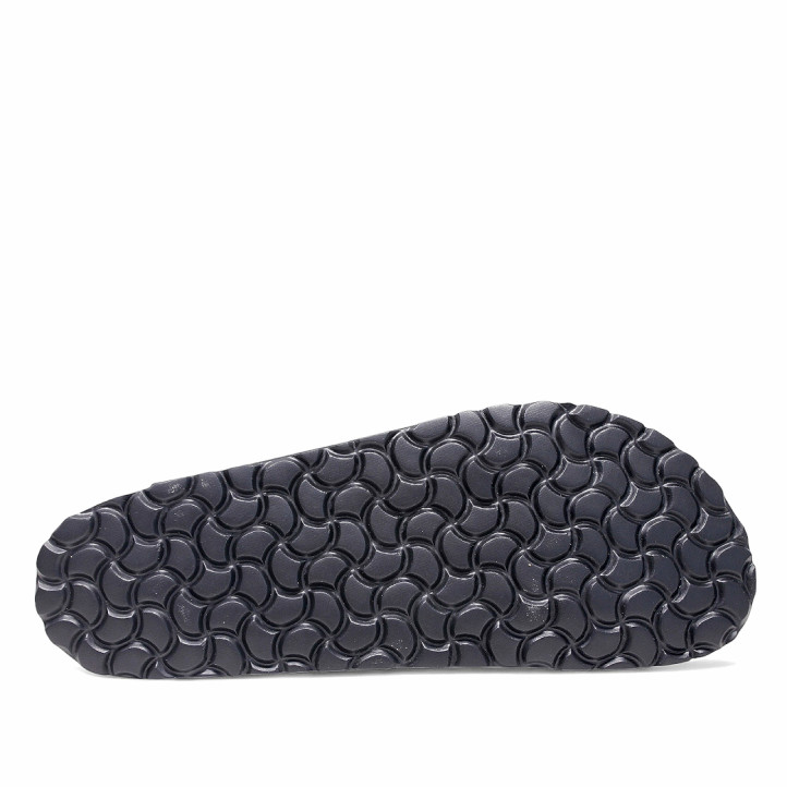 Sandalias Lobo tahoe negras estilo bio con doble hebilla - Querol online