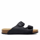 Sandàlies Lobo tahoe negres estil bio amb doble sivella - Querol online