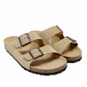 Sandalias Lobo tahoe taupe estilo bio con doble hebilla
