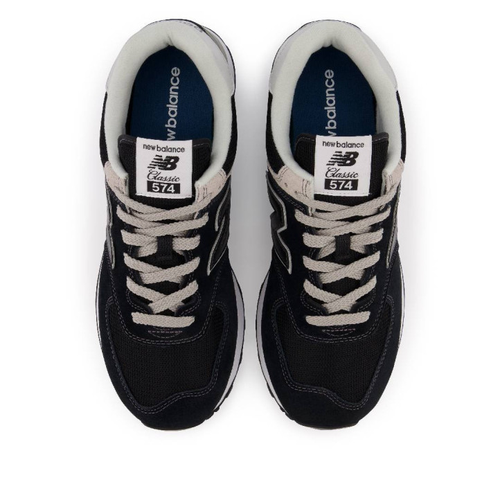 Zapatillas deportivas New Balance 574 core black con white hombre - Querol online