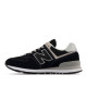 Zapatillas deportivas New Balance 574 core black con white hombre - Querol online