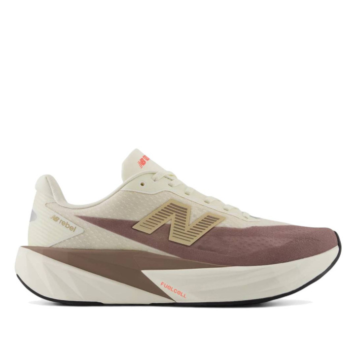 Zapatillas deportivas New Balance fuelcell rebel v5 angora con earth shadow y sea salt para mujer - Querol online