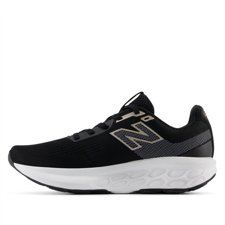 Zapatillas deportivas New Balance 520 v9 fresh foam black con gold para mujer - Querol online