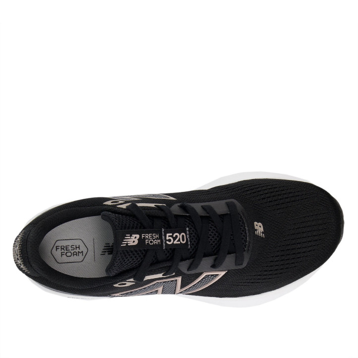 Zapatillas deportivas New Balance 520 v9 fresh foam black con gold para mujer - Querol online