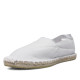 Espardenyes SELQUIR blanques amb sola d'espart i estil clàssic per a home - Querol online